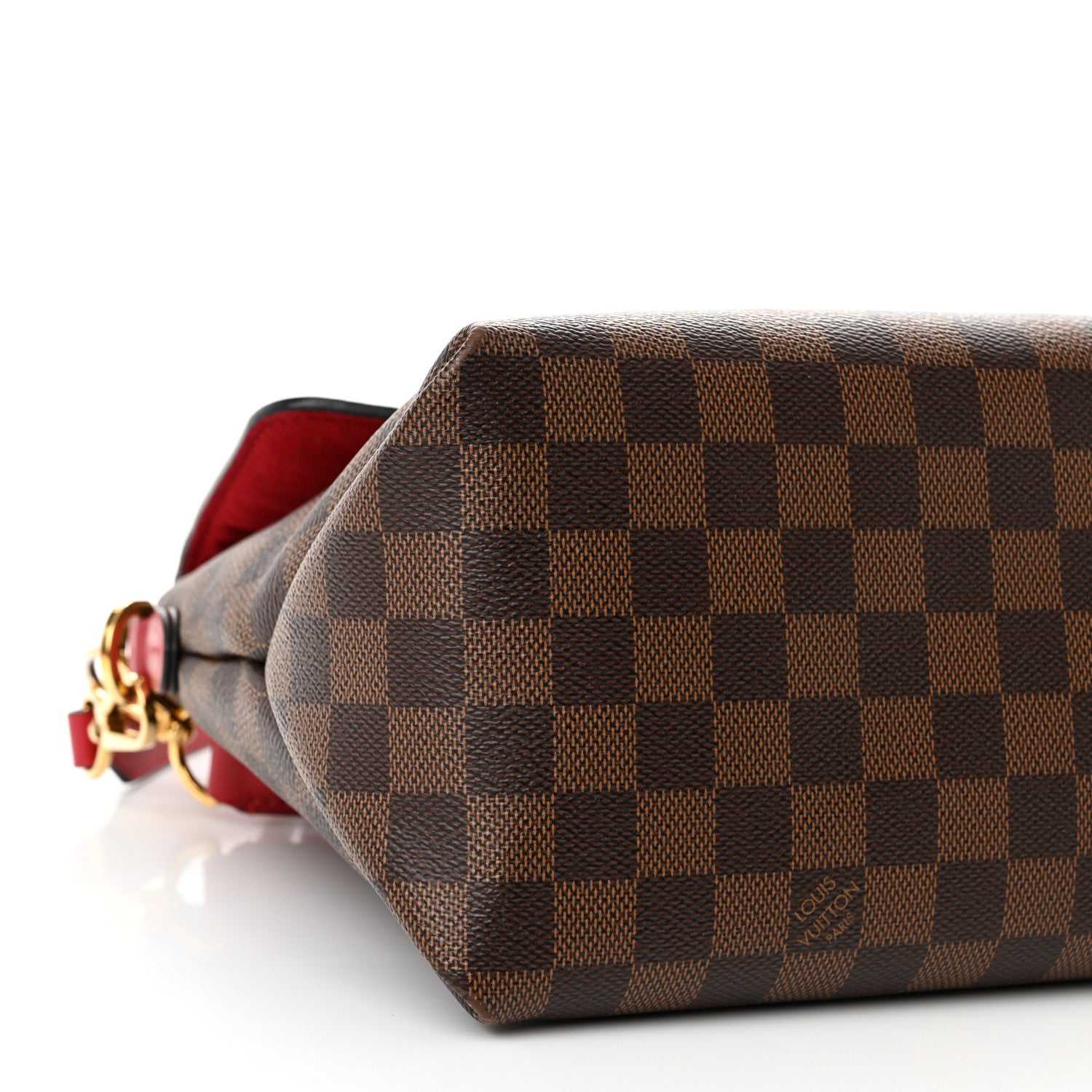 Louis Vuitton Damier Ebene Beaubourg MM Scarlet 8 of 11