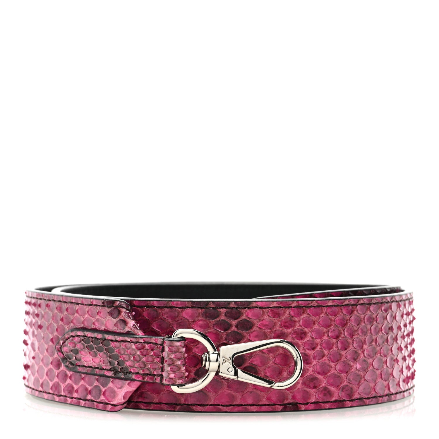 Louis Vuitton Snakeskin Calf Bandouliere Shoulder Strap Pink 1 of 5