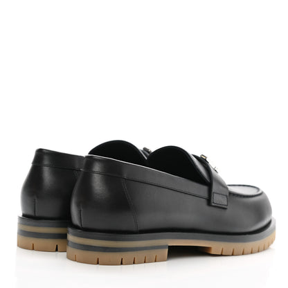 Hermes Calfskin Womens Faubourg Loafers 35.5 Black 4 of 9