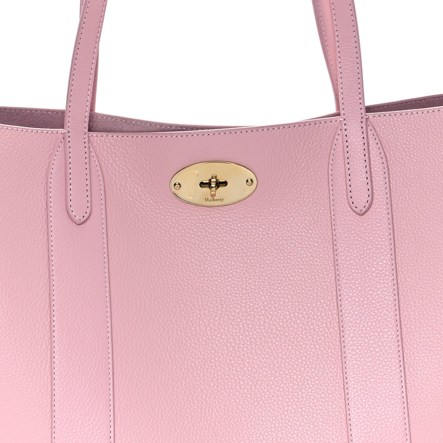 Small Classic Grain Bayswater Tote Powder Pink