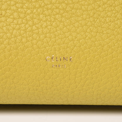 Celine Crisped Calfskin Mini Tie Knot Tote Chartreuse 6 of 11