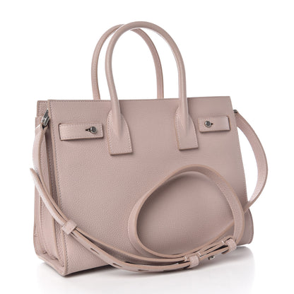 Saint Laurent Grained Calfskin Baby Sac De Jour Souple Powder Pink 4 of 11