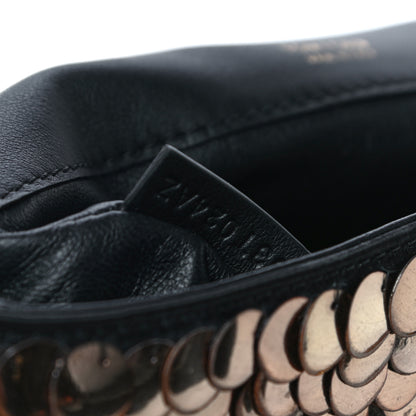 Tom Ford Paillette Embellished Large Natalia Chain Bag Vintage Gold Black 6 of 9