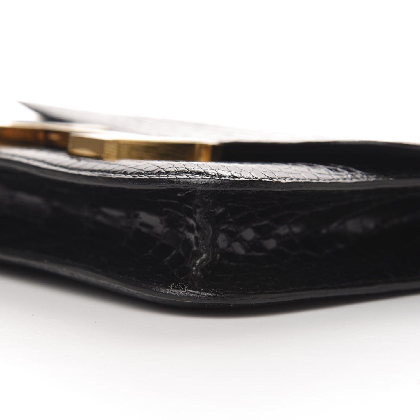Shiny Porosus Crocodile Constance 23 Black