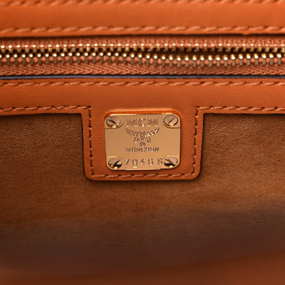 MCM Visetos Large Munich Tote Cognac 7 of 9