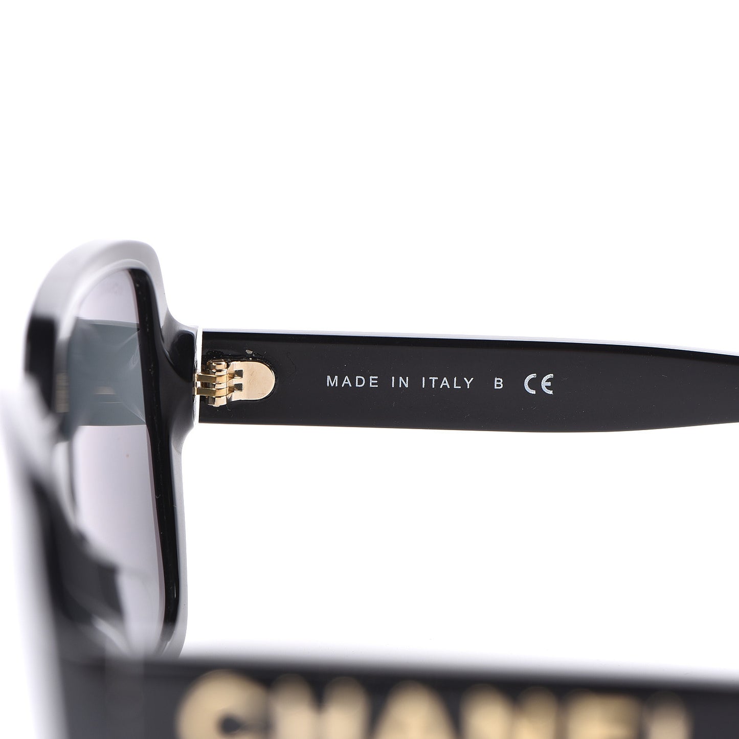 Acetate Polarized Square Sunglasses 5408 Black