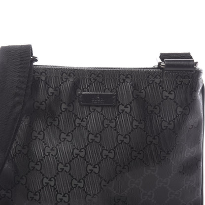 Gucci Imprime Monogram Small Flat Messenger Bag Black 10 of 10
