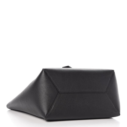 Louis Vuitton Calfskin Lockme Cabas Black 4 of 7