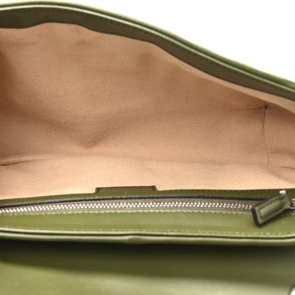 Gucci Calfskin Matelasse Aria Small GG Marmont Shoulder Bag Military Wood 5 of 11