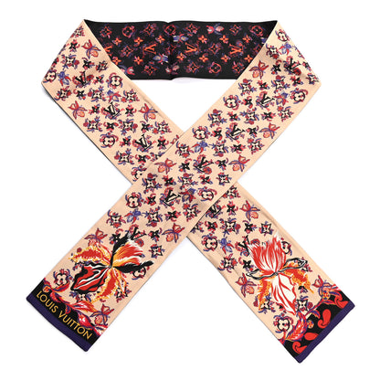 Louis Vuitton Silk Rendez-Vous Bandeau Blue Orange 1 of 3