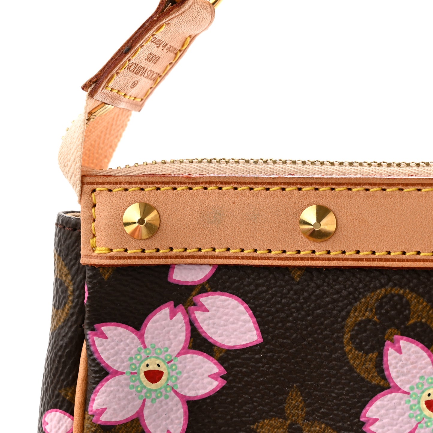 Monogram Cherry Blossom Pochette Accessories Brown