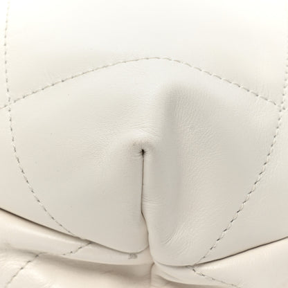 Chanel Shiny Calfskin Quilted Small Rainbow Chanel 22 White 13 of 15