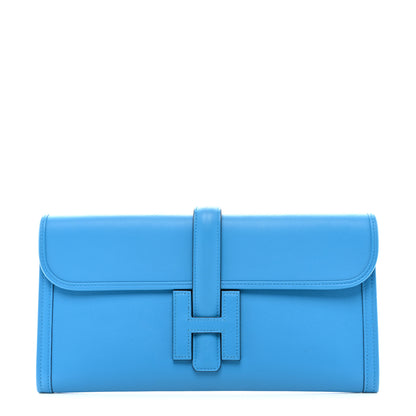 Hermes Swift Verso Jige Elan 29 Clutch Bleu Frida Rose Mexico 1 of 9
