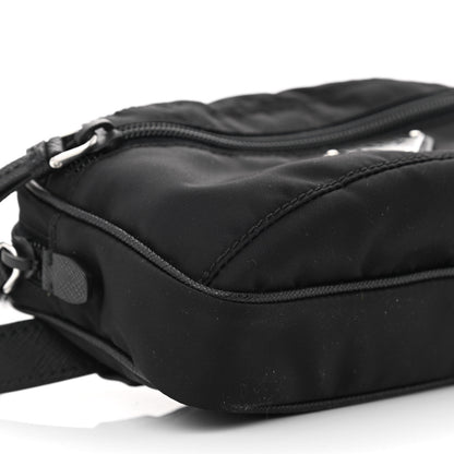 Prada Tessuto Nylon Saffiano Belt Bag Black 11 of 13