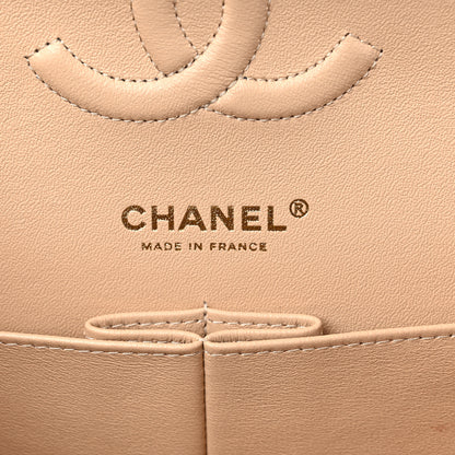 Chanel Caviar Quilted Medium Double Flap Beige 6 of 12
