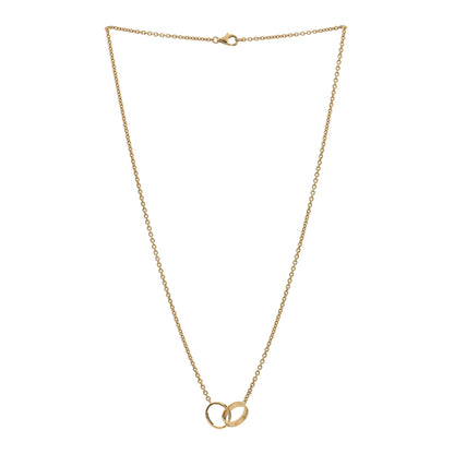Cartier 18K Yellow Gold Interlocking LOVE Necklace 2 of 3