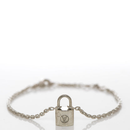 Louis Vuitton Sterling Silver Lockit Bracelet 5 of 6