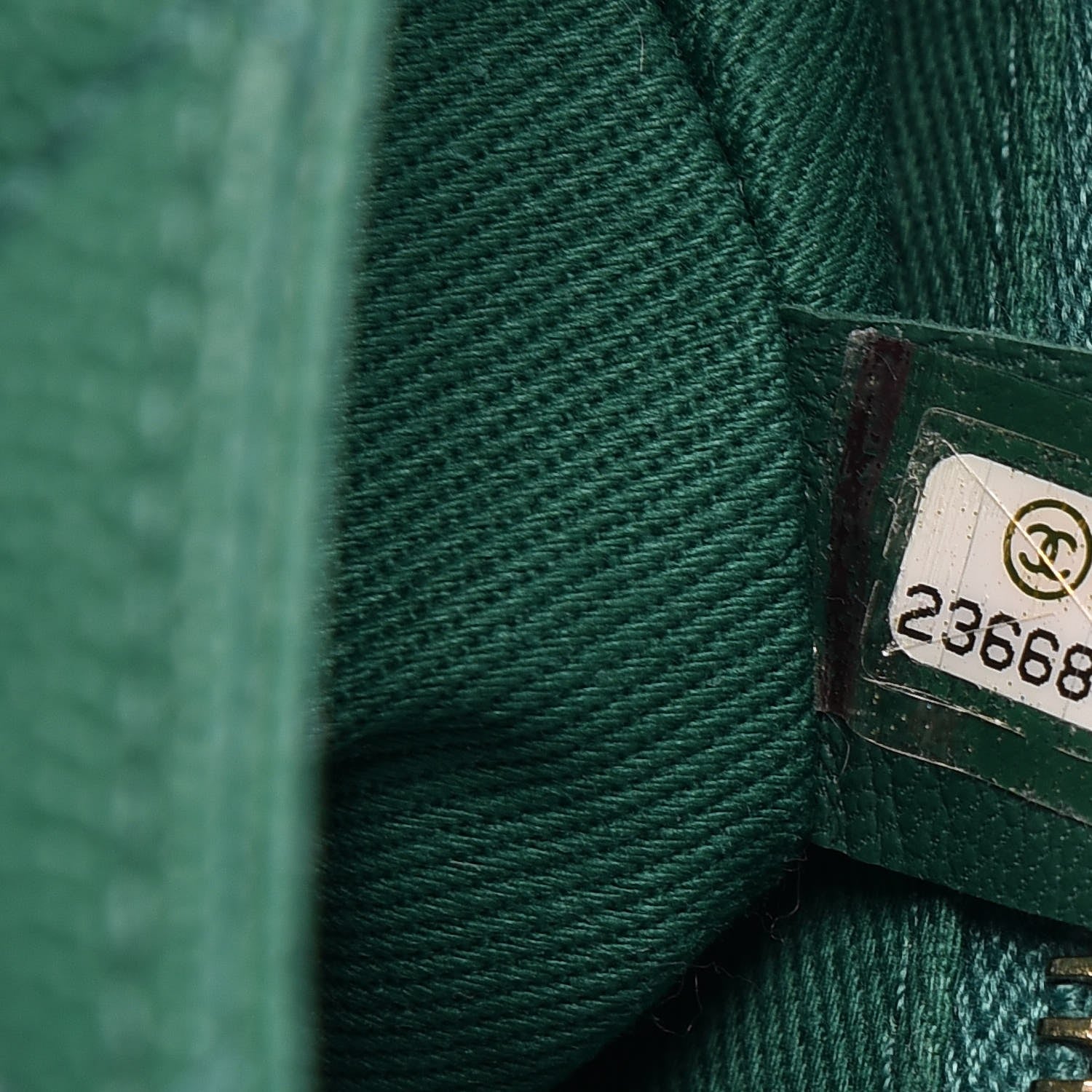 Chanel Caviar Quilted Small Coco Handle Flap Green 7 of 14