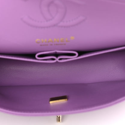 Chanel Caviar Quilted Small Double Flap Purple 5 of 11