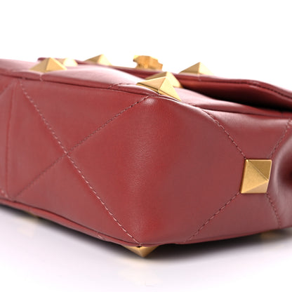 Valentino Garavani Nappa Medium Roman Stud Shoulder Bag Gingerbread 8 of 13