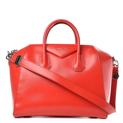 Givenchy Shiny Lord Calfskin Medium Antigona Medium Red 1 of 7