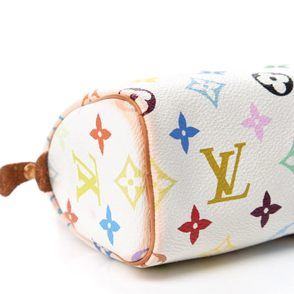 Louis Vuitton Monogram Multicolor Mini Sac HL Speedy White 6 of 9