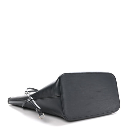 Louis Vuitton Epi Neverfull MM Black 4 of 9