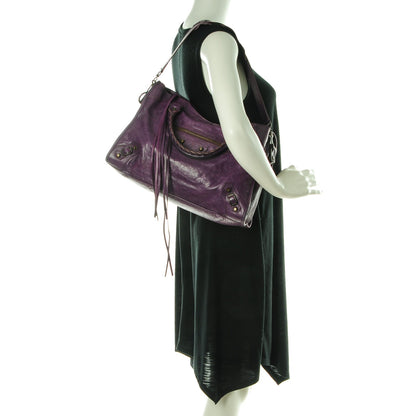 Balenciaga Agneau Classic Hardware City Raisin 2 of 8