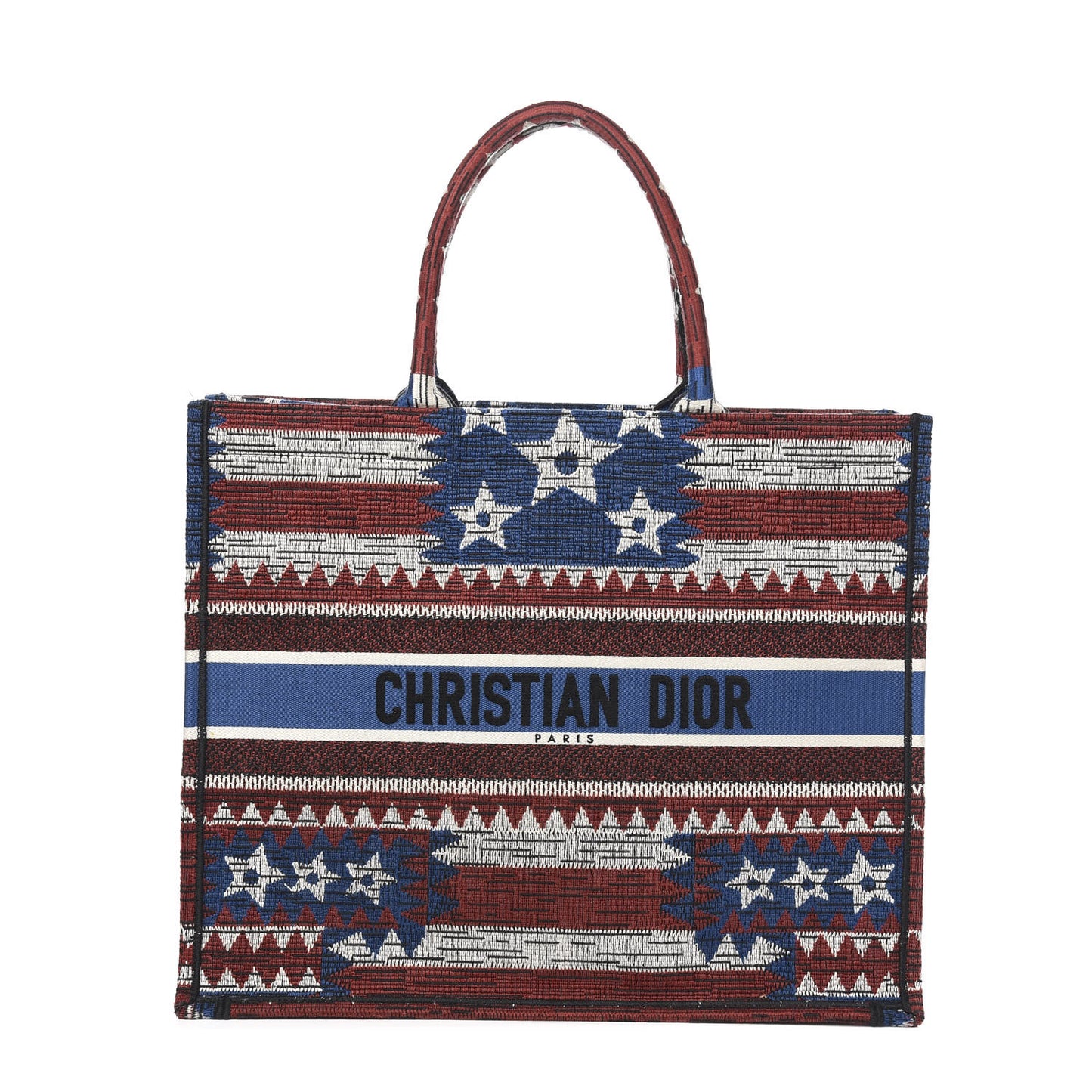 Canvas Embroidered Exclusive US Book Tote Multicolor