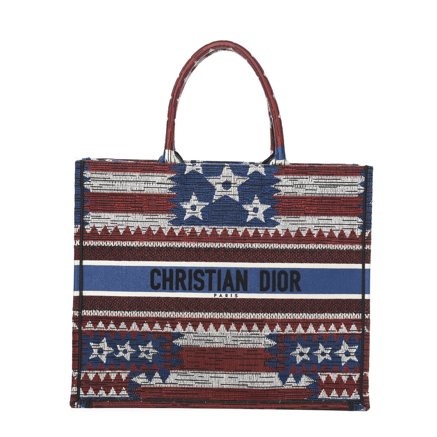 Christian Dior Canvas Embroidered Exclusive US Book Tote Multicolor 1 of 9