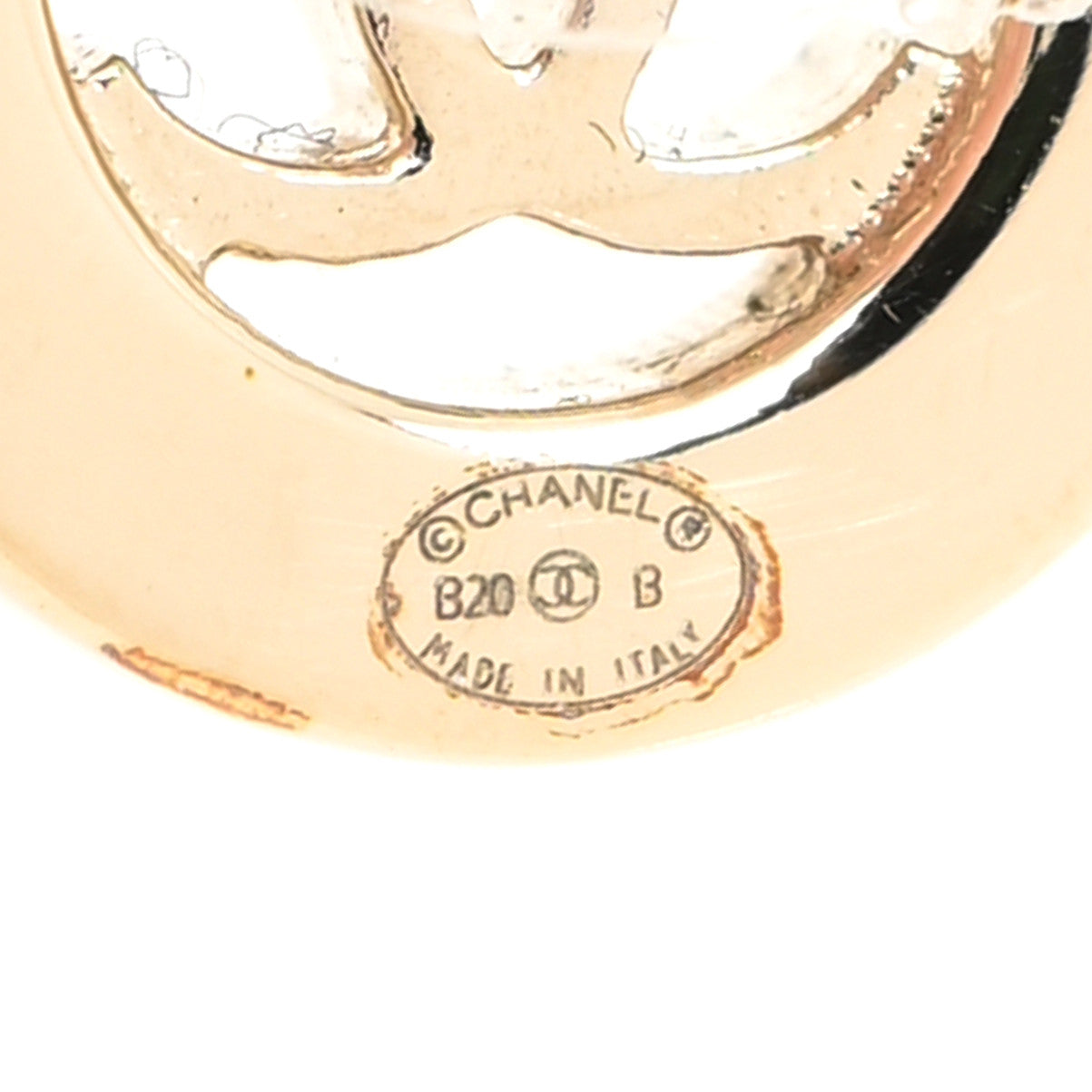 Chanel Metal Crystal Bow-tiful CC Earrings Gold 4 of 4