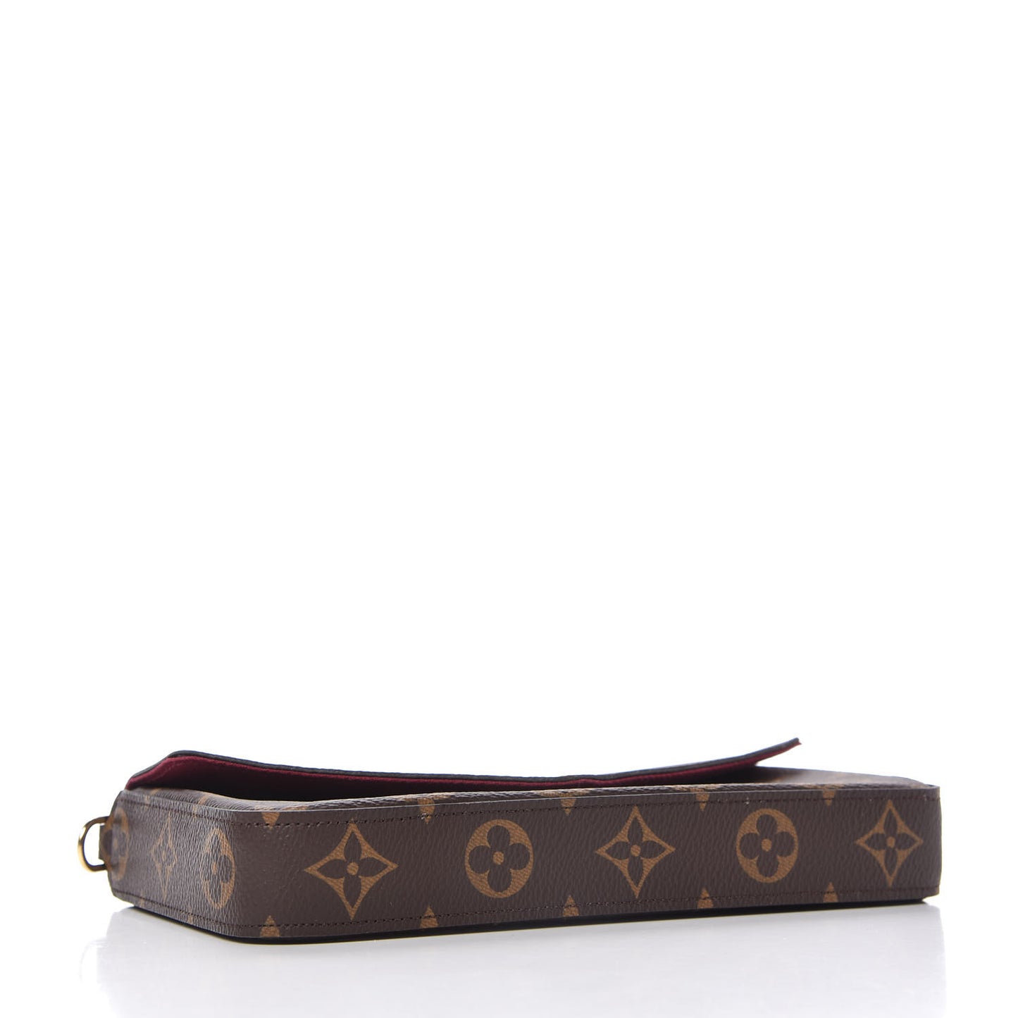 Monogram Pochette Felicie Chain Wallet Fuchsia