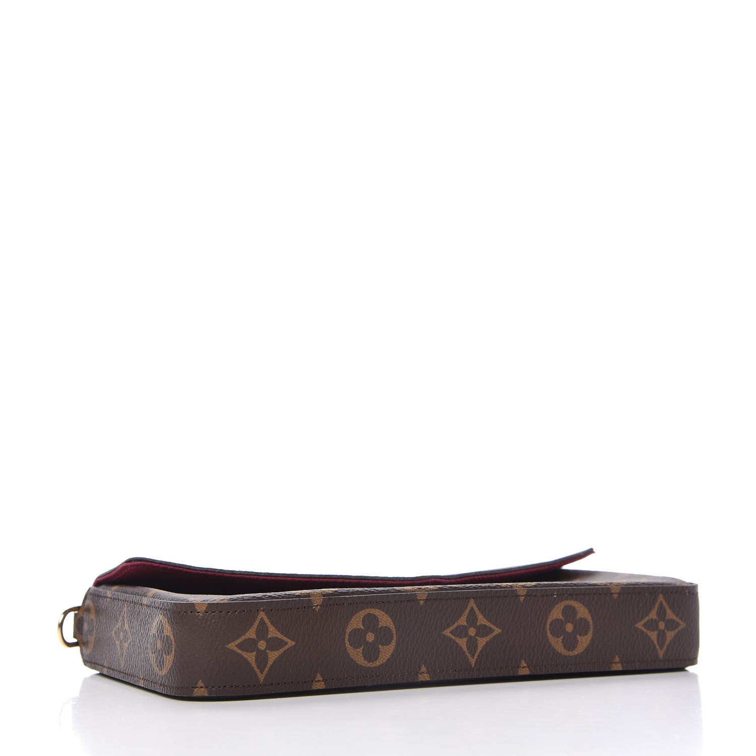 Louis Vuitton Monogram Pochette Felicie Chain Wallet Fuchsia 4 of 9