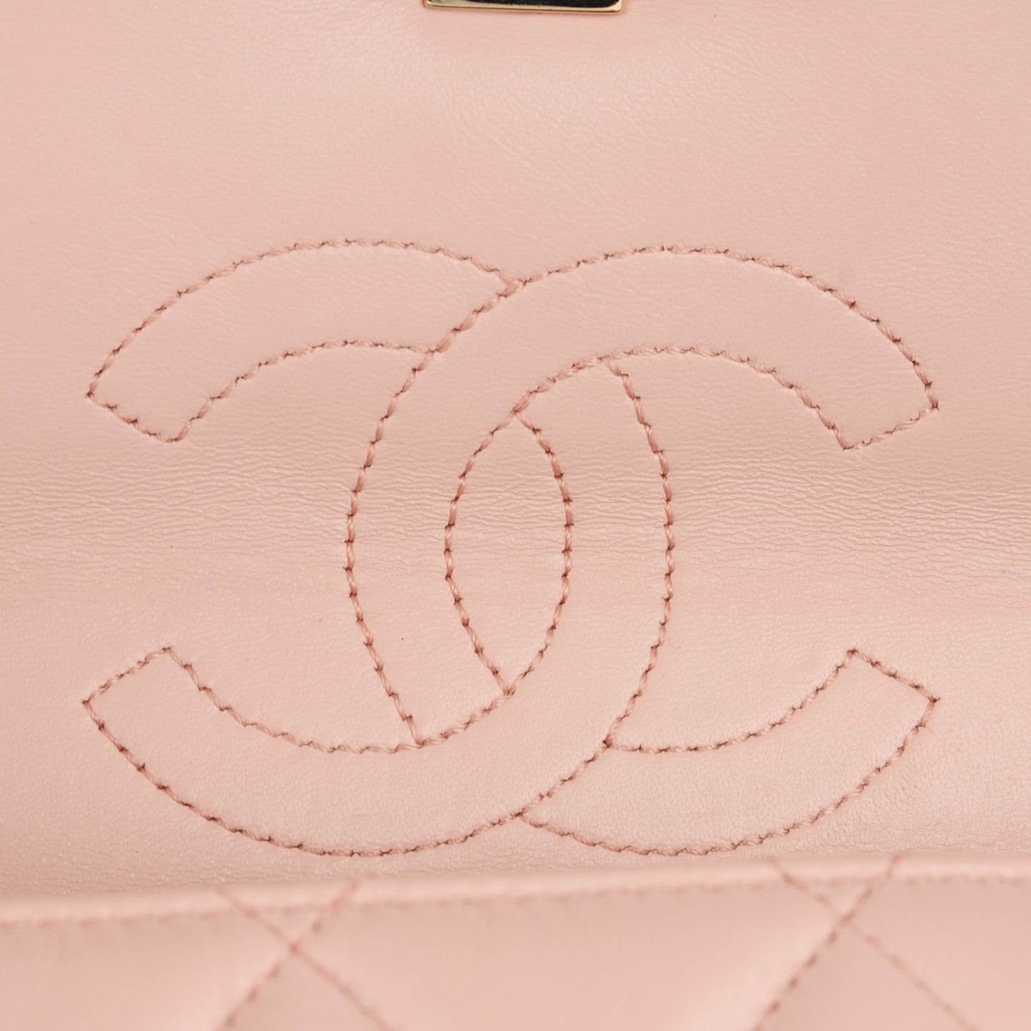 Lambskin Quilted Trendy CC Flap Pink