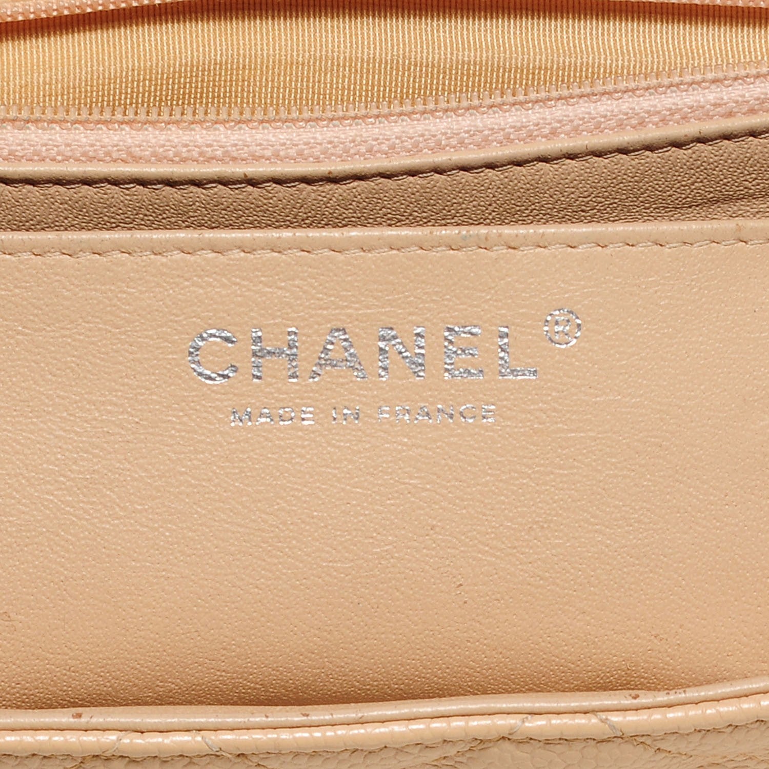 Chanel Caviar Quilted Jumbo Single Flap Beige Clair 7 of 8