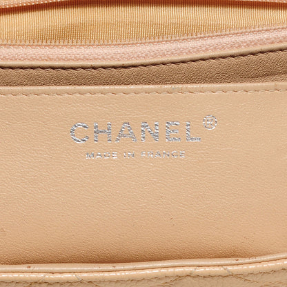 Chanel Caviar Quilted Jumbo Single Flap Beige Clair 7 of 8