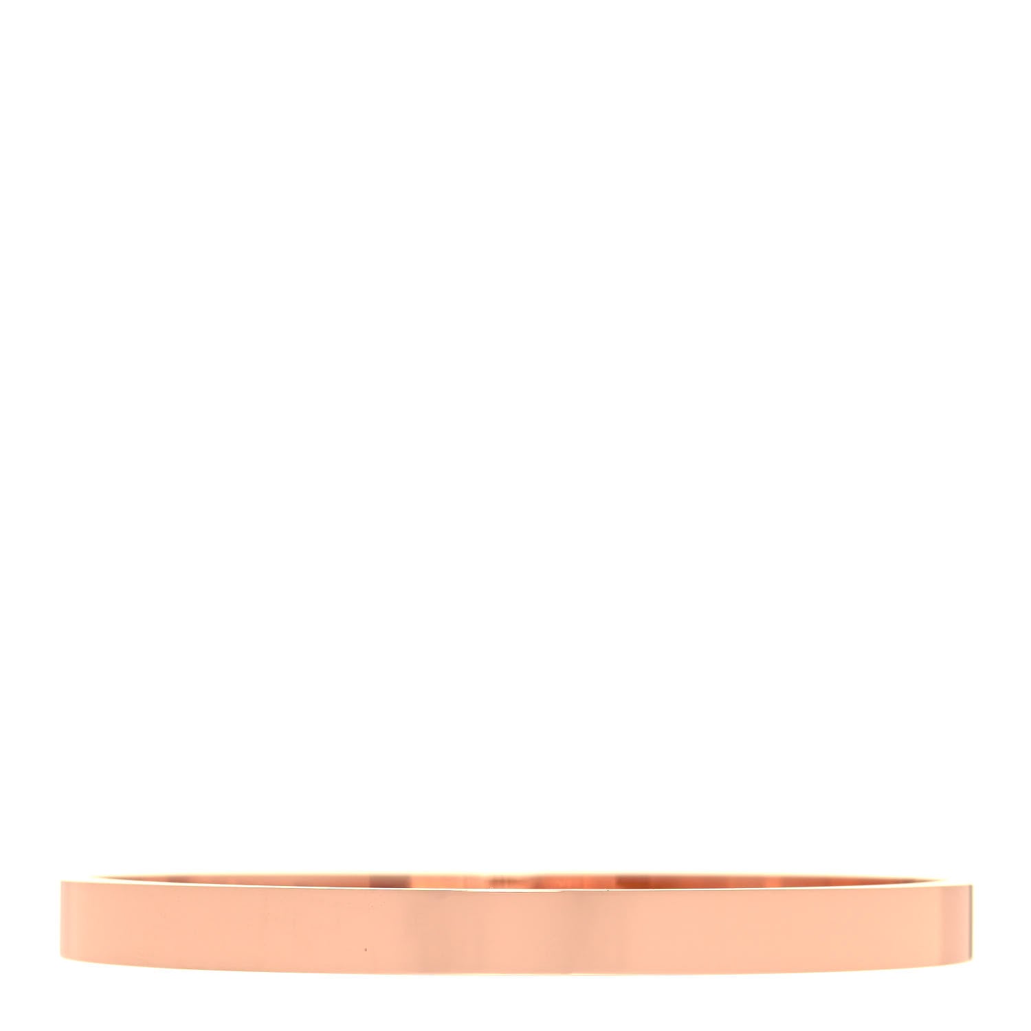 Hermes 18K Rose Gold Diamond PM Kelly Pave Bracelet ST 3 of 4