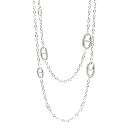 Hermes Sterling Silver Farandole Necklace 120 1 of 4