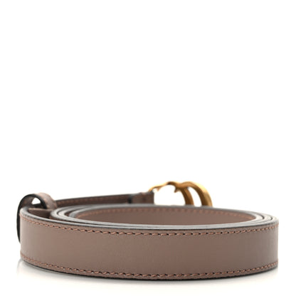 Gucci Calfskin Double G 20mm Belt 85 34 Porcelain Rose 2 of 4