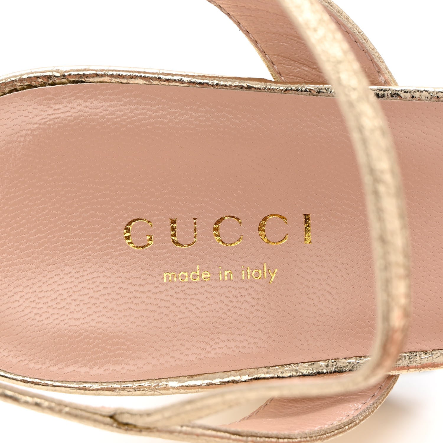 Gucci Galassia GG Marmont Ankle Wrap 30/115mm Platform Sandals 38 Platino 6 of 11
