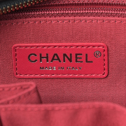 Chanel Aged Smooth Calfskin Quilted Medium Gabrielle Logo Hobo Black 5 of 9