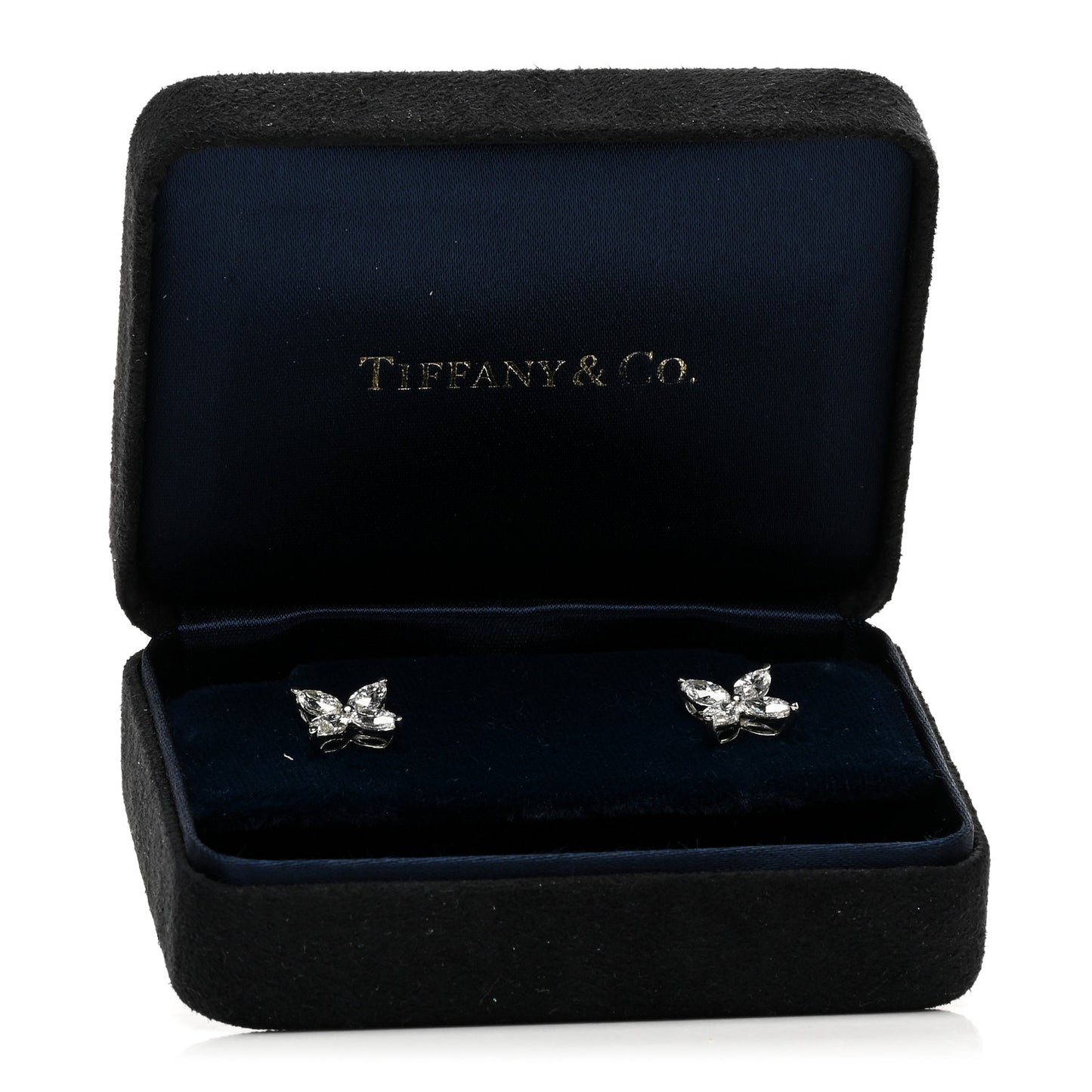 Platinum Diamond Large Victoria Earrings