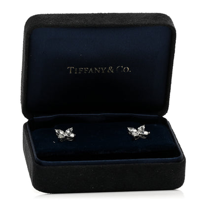 Tiffany Platinum Diamond Large Victoria Earrings 5 of 5