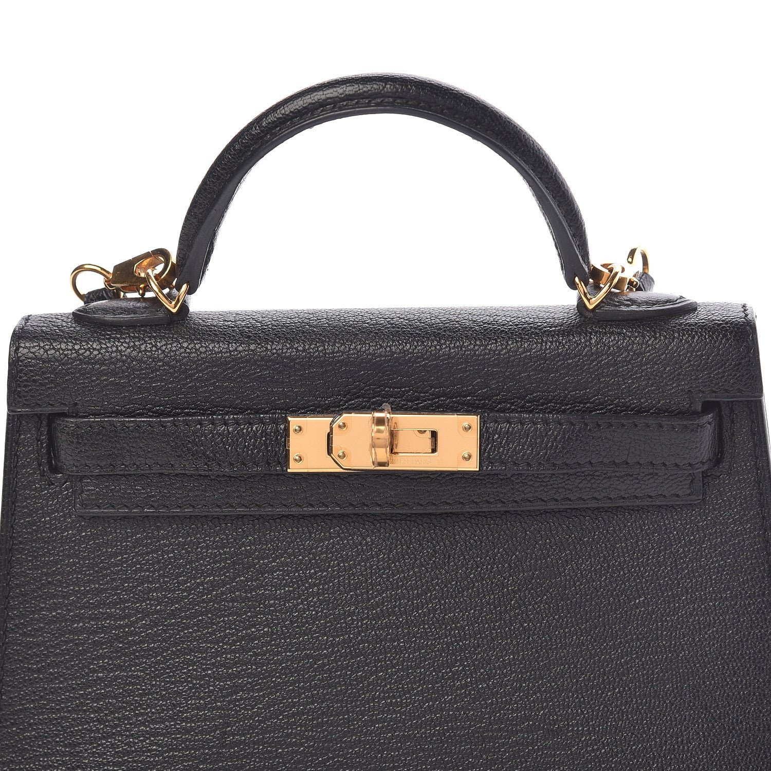 Hermes Chevre Mysore Mini Kelly Sellier 20 Black 31 of 35