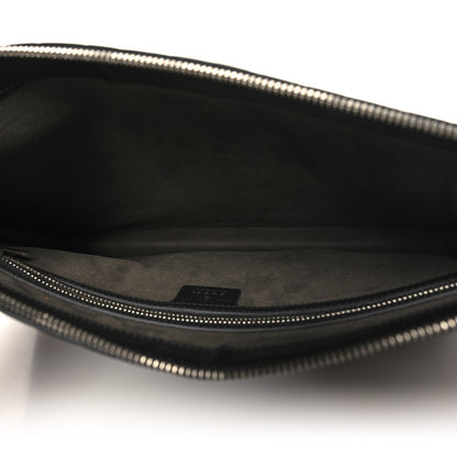 Gucci Guccissima Signature Messenger Bag Black 5 of 10