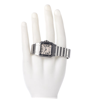 Cartier Stainless Steel 29mm Santos De Galbee Quartz Watch 2 of 9