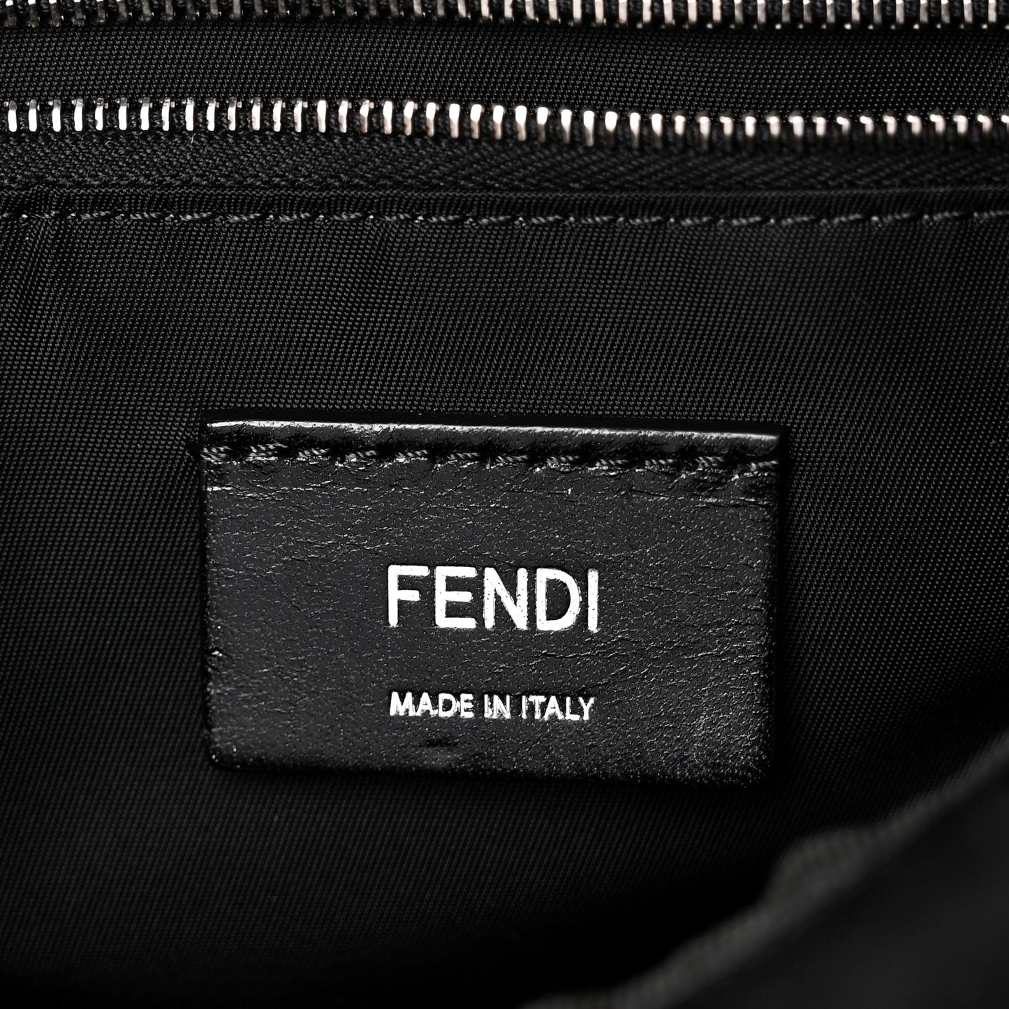 Suede Nylon Santander Cuoio Romano Bi-Color FF Embossed Small Fendiness Backpack Piombo Fango Grigio Polvere Asphalto