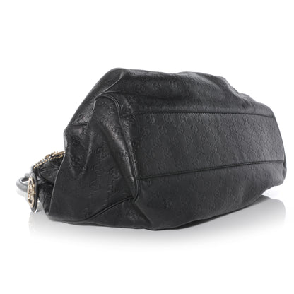 Gucci Guccissima Large Sukey Tote Black 4 of 8