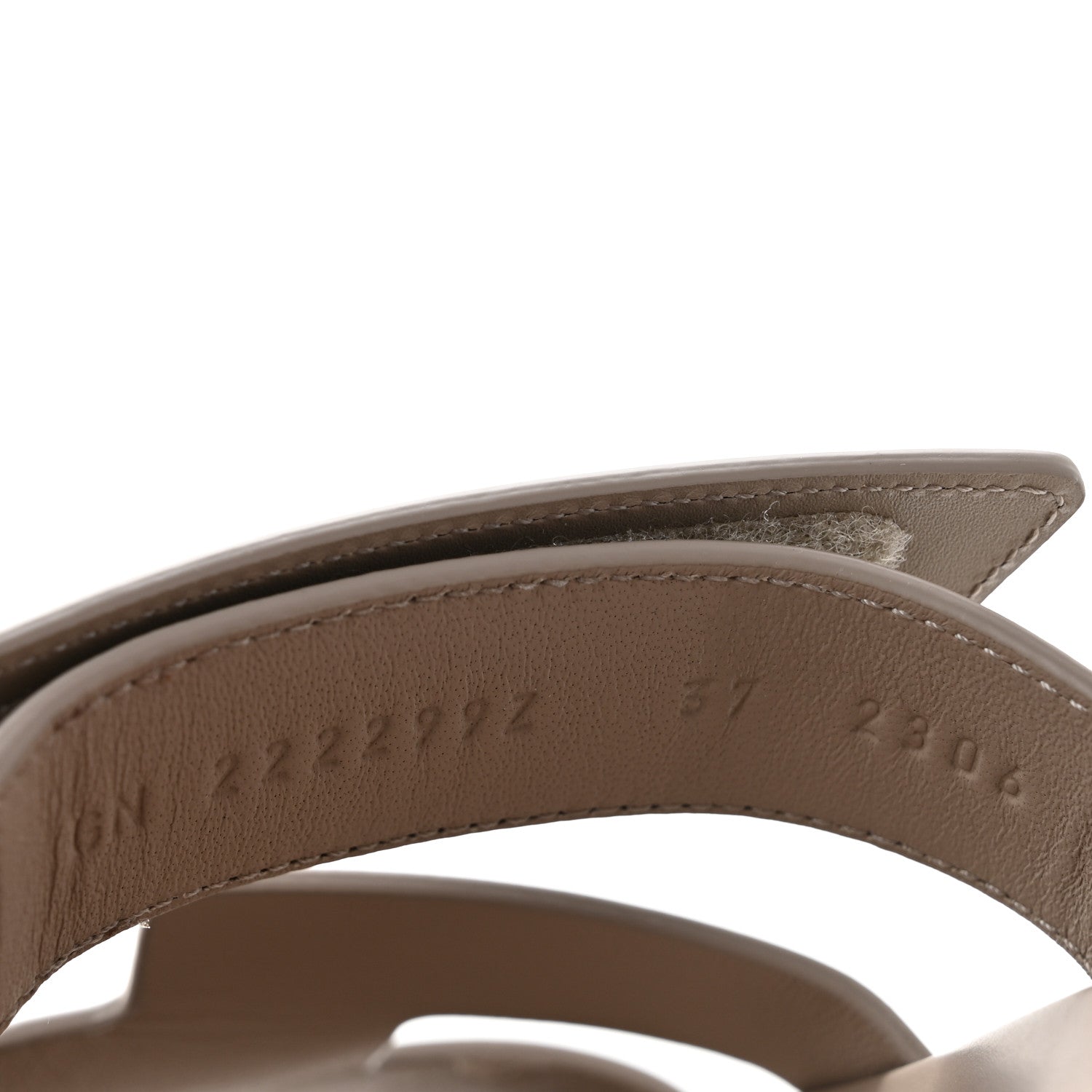 Hermes Calfskin Womens Chypre Sandals 37 Beige Mastic 9 of 9