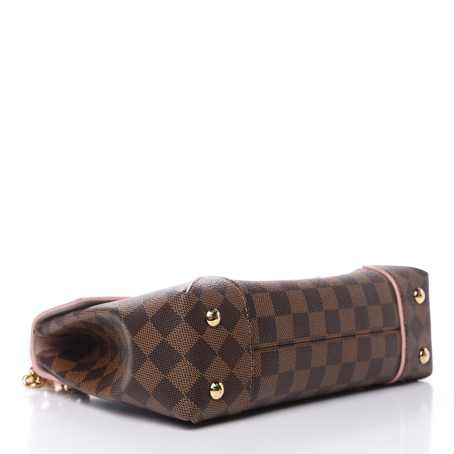 Louis Vuitton Damier Ebene Caissa Clutch Rose Ballerine 4 of 9